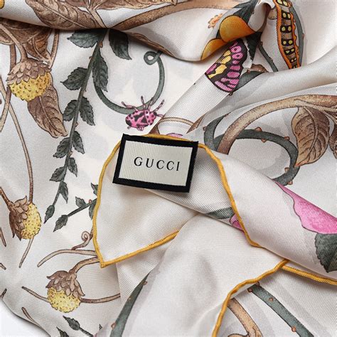 gucci inspired silk scarf
